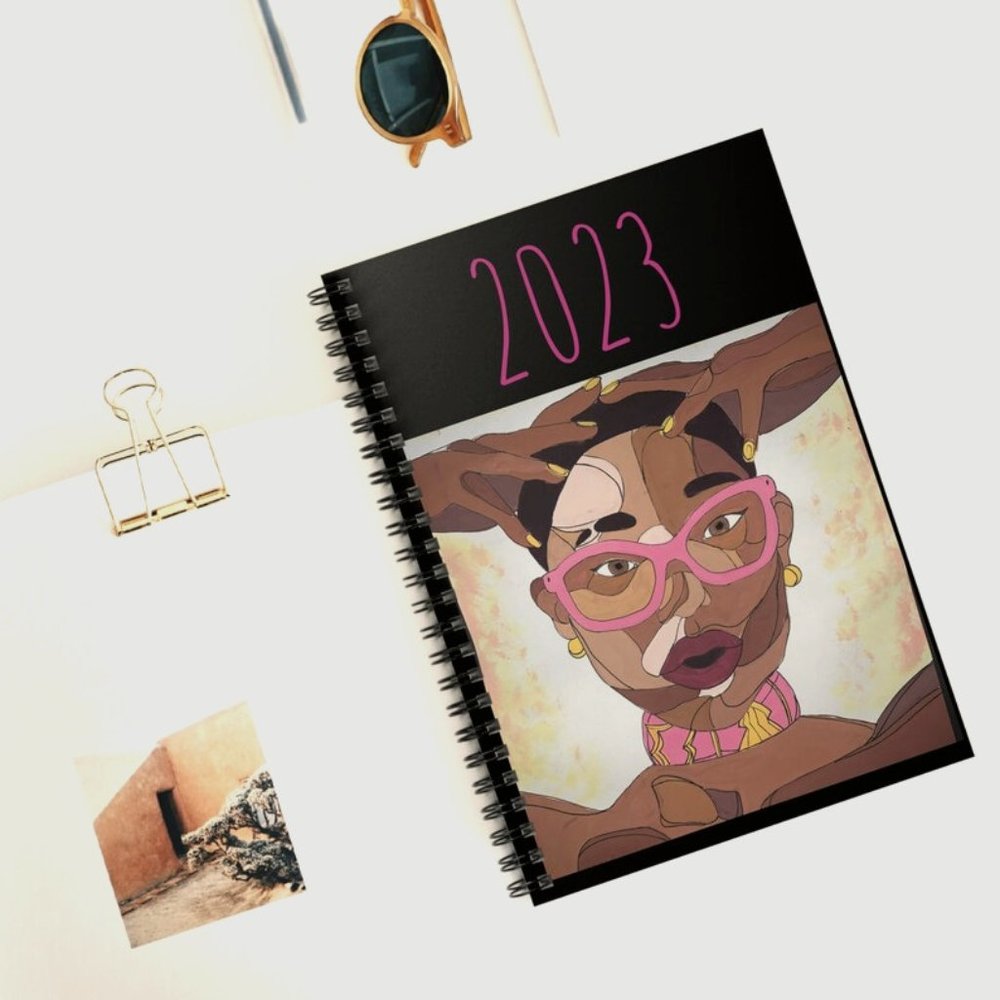 CUSTOMIZABLE BEAUTY IS POWER Spiral Notebook/Bullet Journal/Diary/Ruled Line